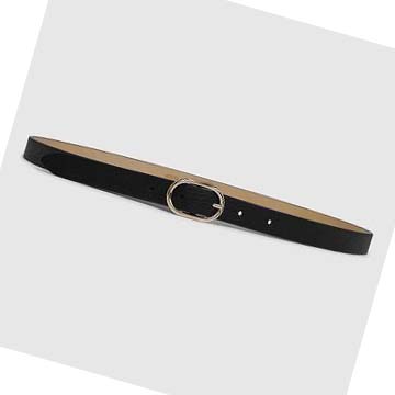 Ceintures Ecco Formal Round Femme Noir | FR 403MQZ